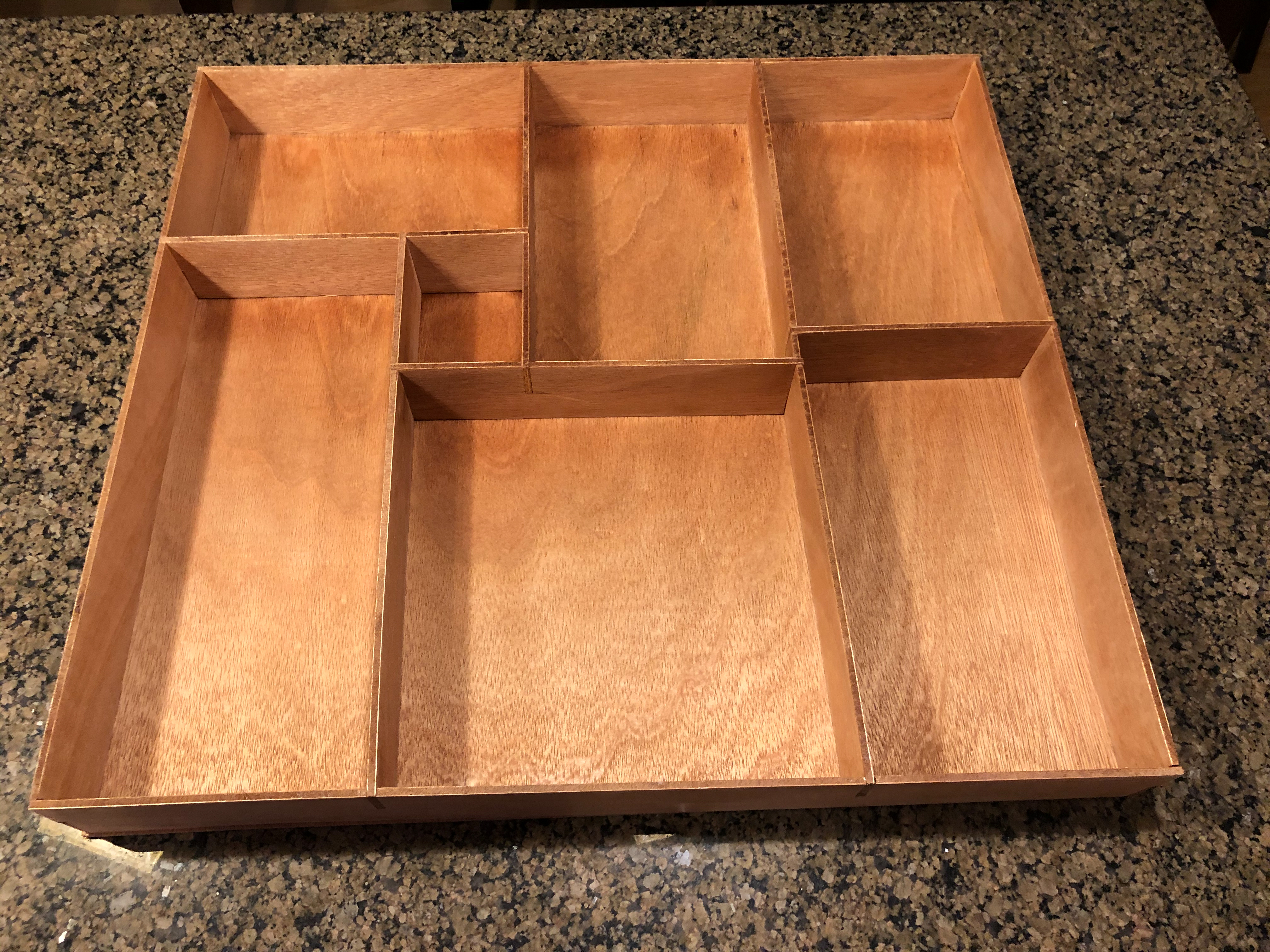 Kitchen utensil drawer organizer