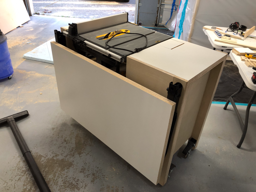 Table Saw Cart