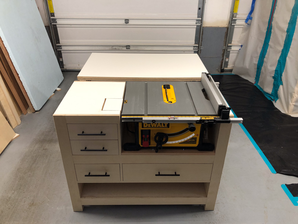 Table Saw Cart