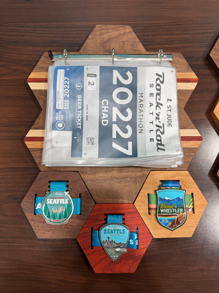 Race Medal Display