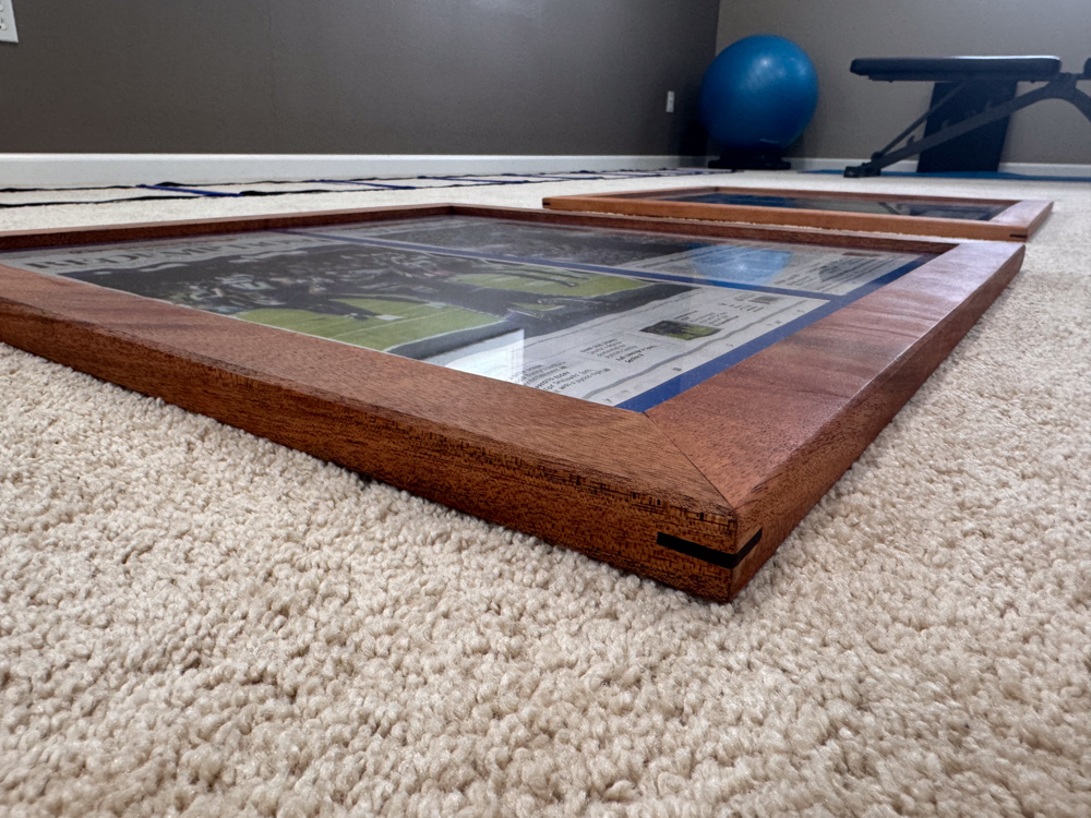 Seahawks Newspaper Frames